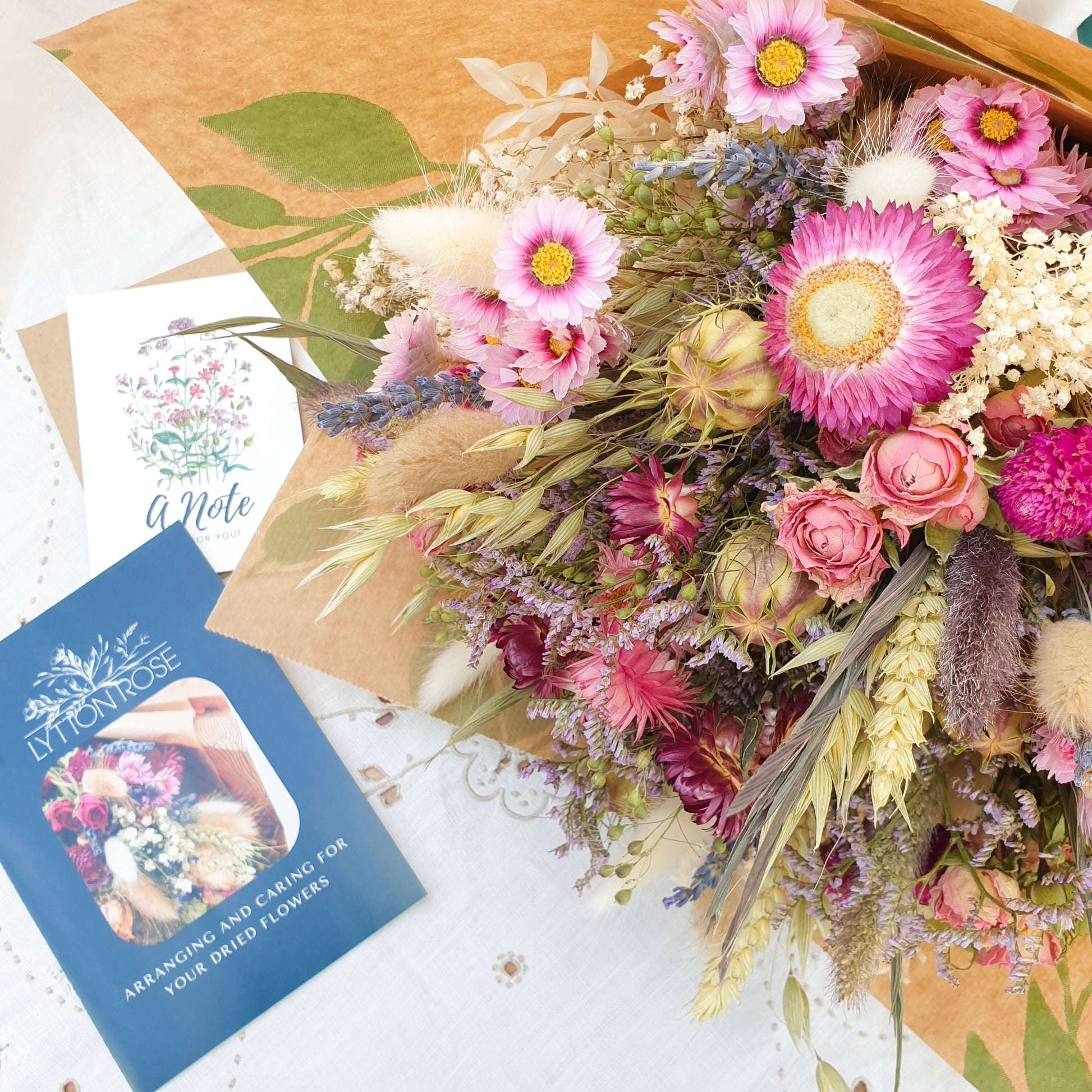 "Wildflower Meadows" Luxury Dried Flower Bouquet - Lytton Rose Botanical