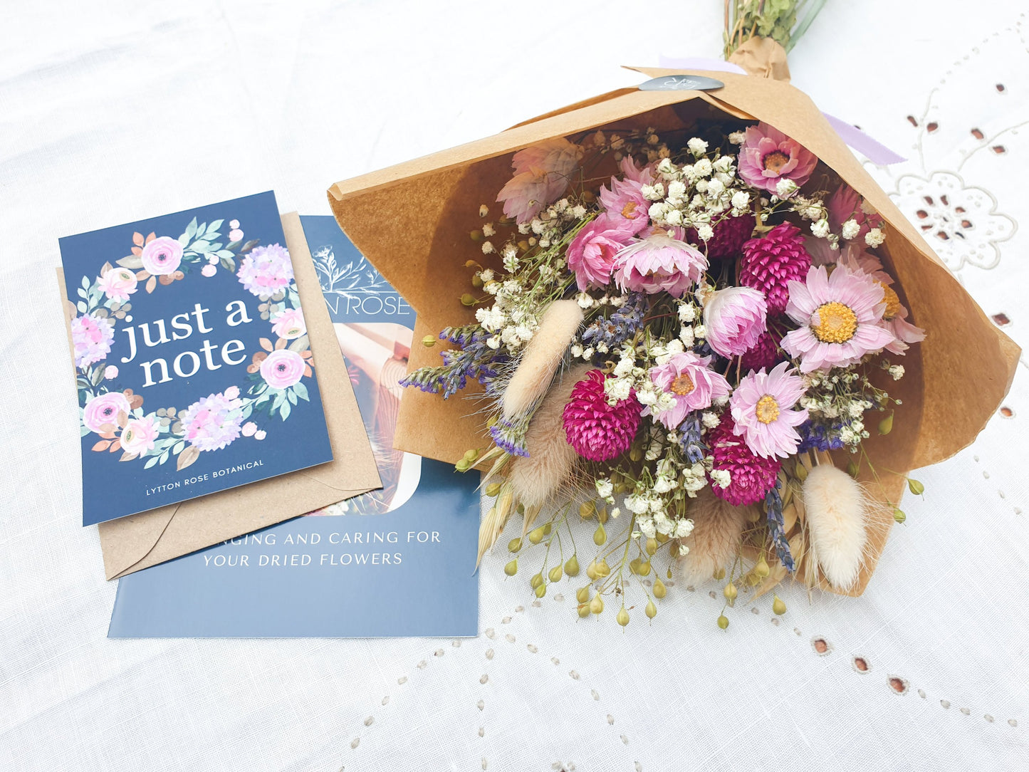 "Wildflower Meadows" Dried Flower Mini bouquet - Lytton Rose Botanical