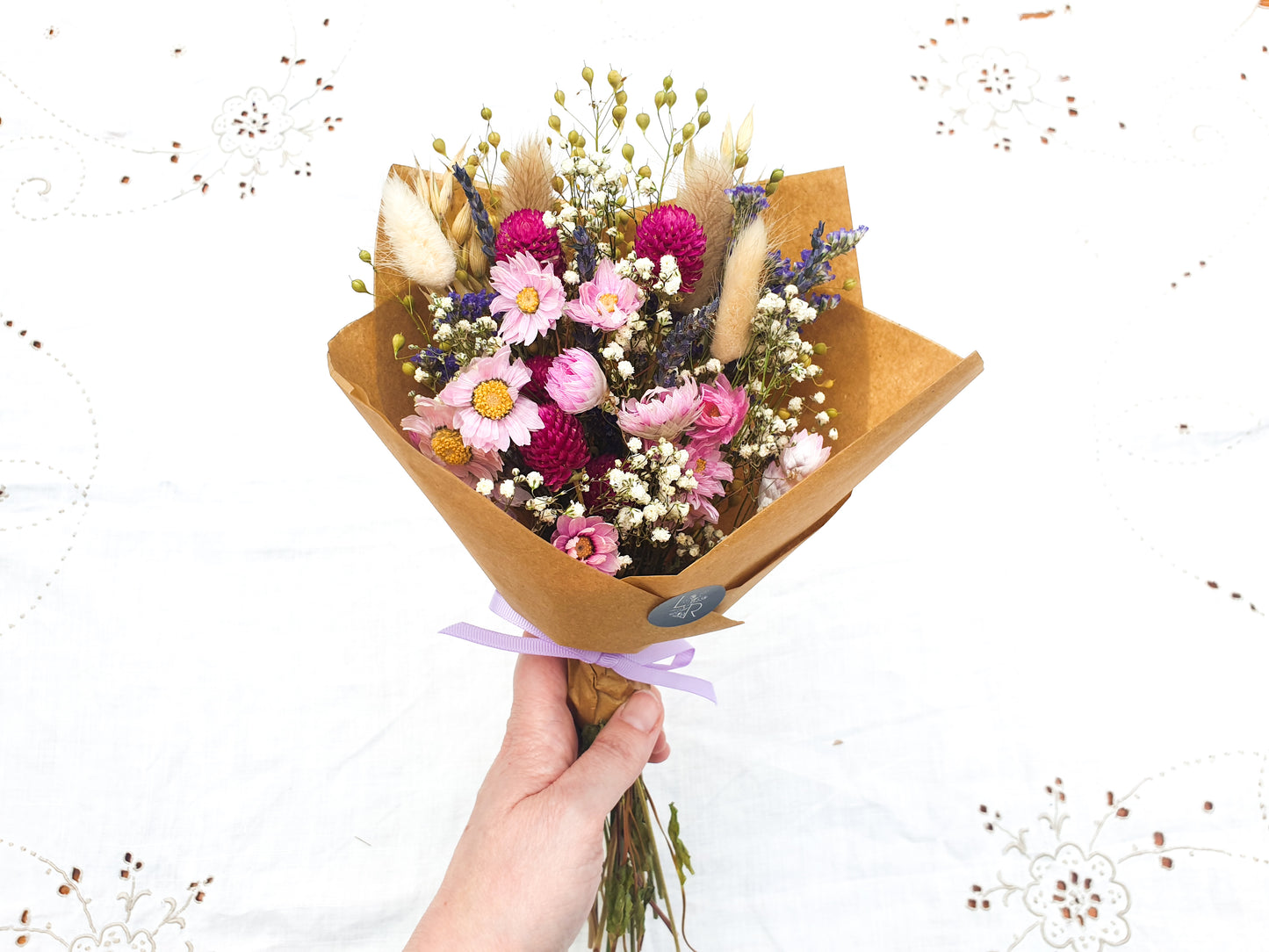 "Wildflower Meadows" Dried Flower Mini bouquet - Lytton Rose Botanical