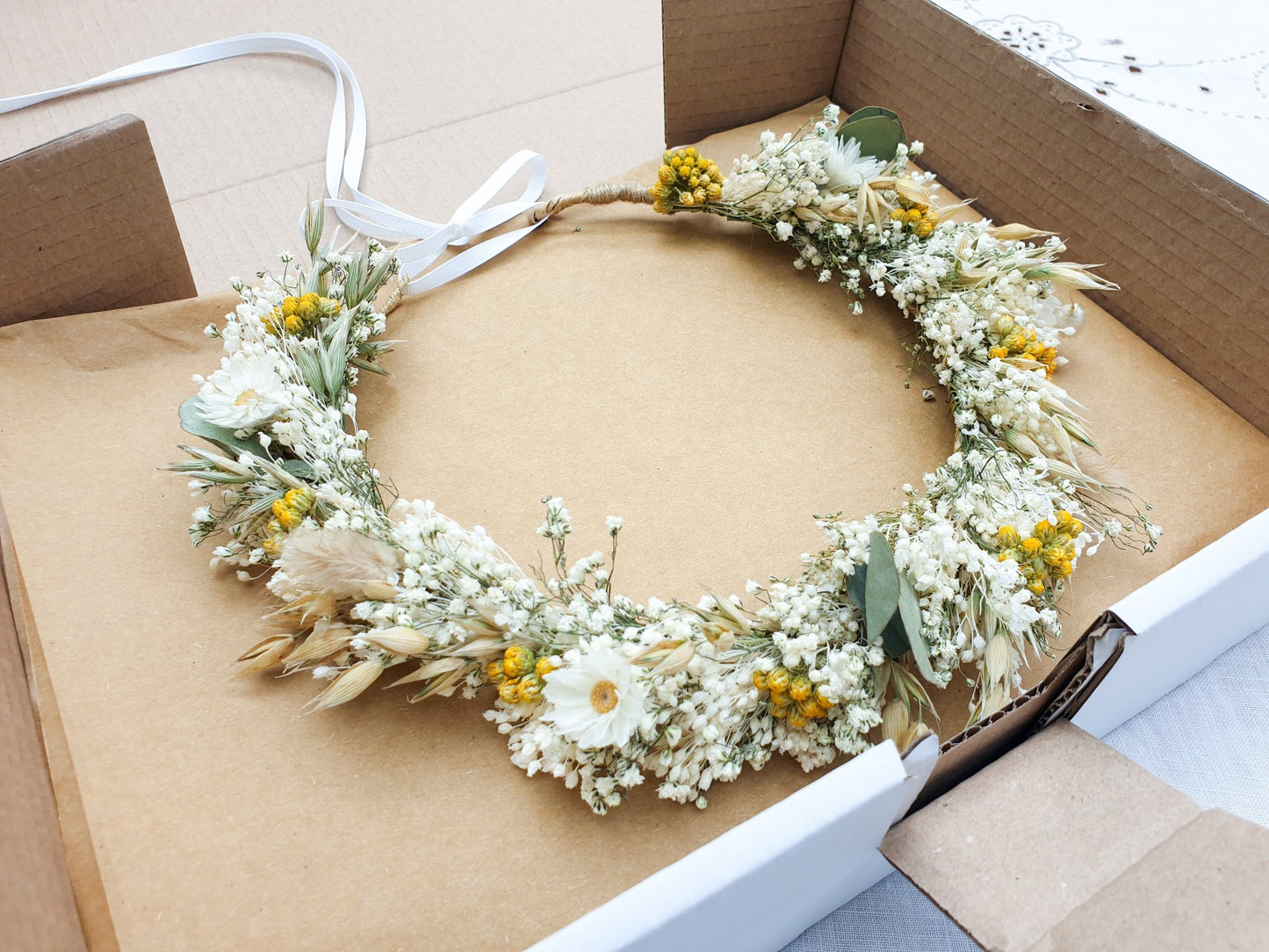 Daisy Flower Crown- Summer Gold Collection - Lytton Rose Botanical