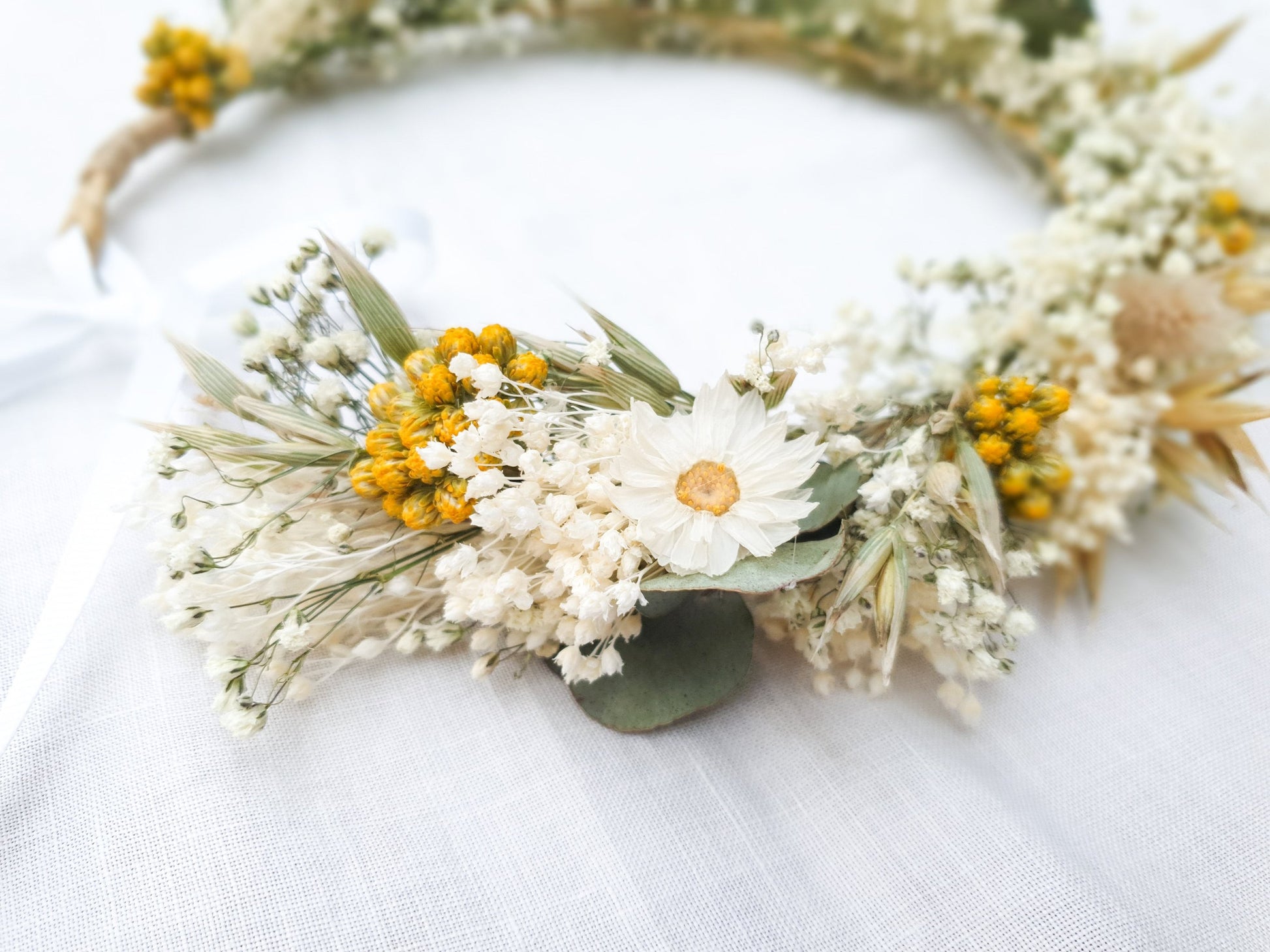 Daisy Flower Crown- Summer Gold Collection - Lytton Rose Botanical