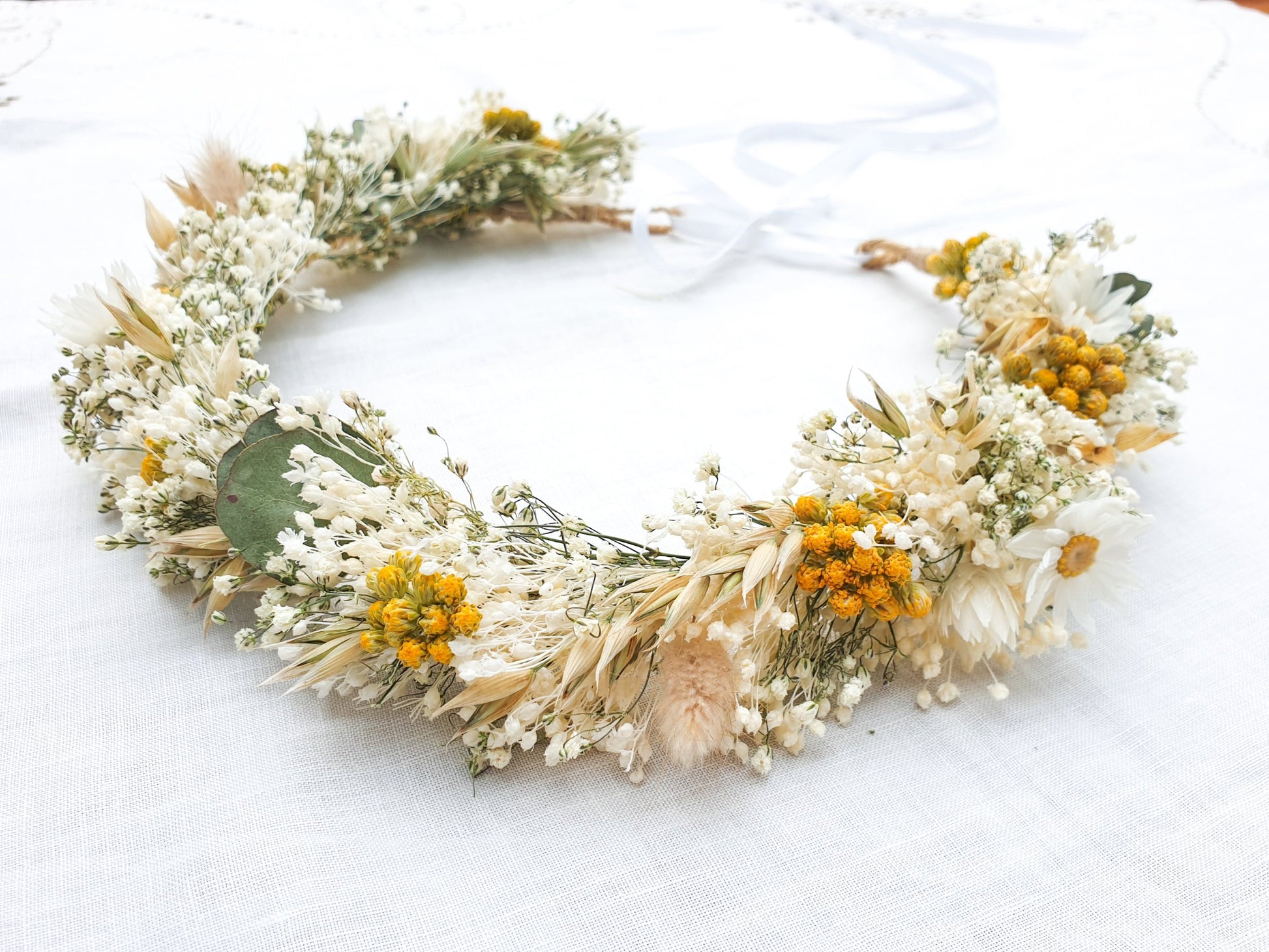 Daisy Flower Crown- Summer Gold Collection - Lytton Rose Botanical