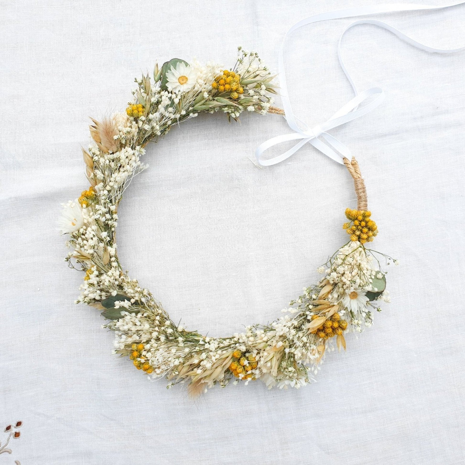 Daisy Flower Crown- Summer Gold Collection - Lytton Rose Botanical