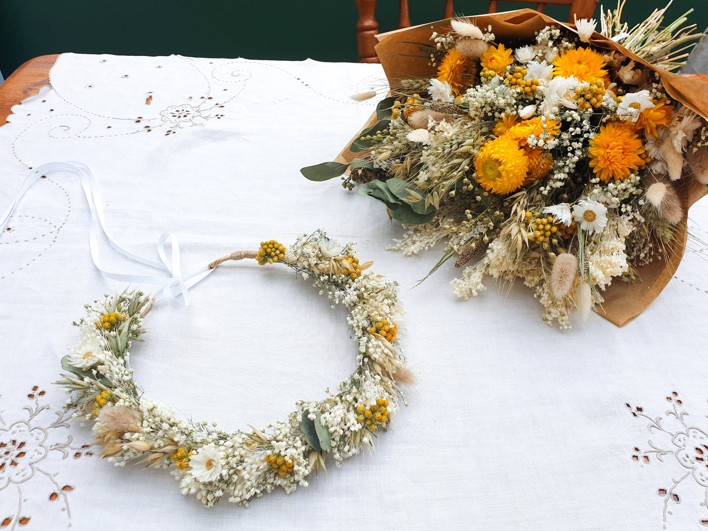 Daisy Flower Crown- Summer Gold Collection - Lytton Rose Botanical