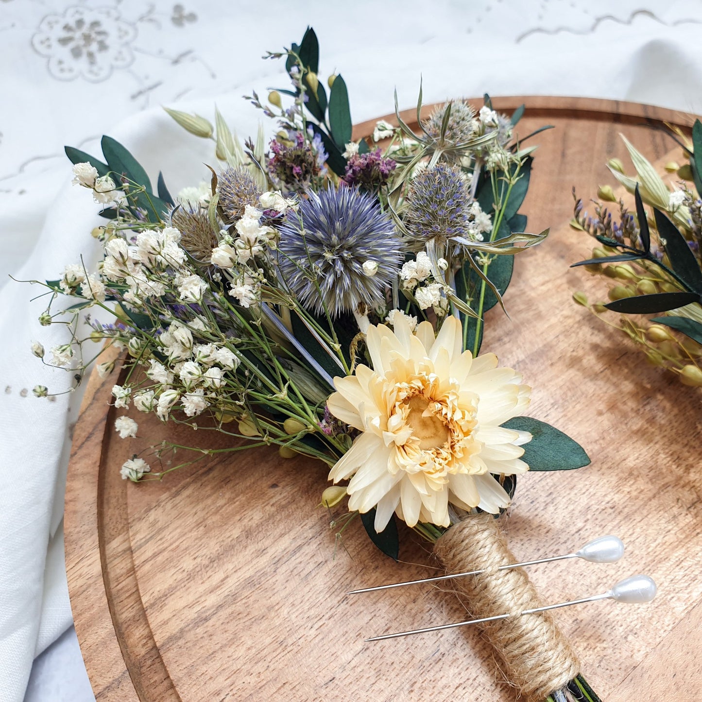 "Serenity Meadow" Buttonhole - Lytton Rose Botanical