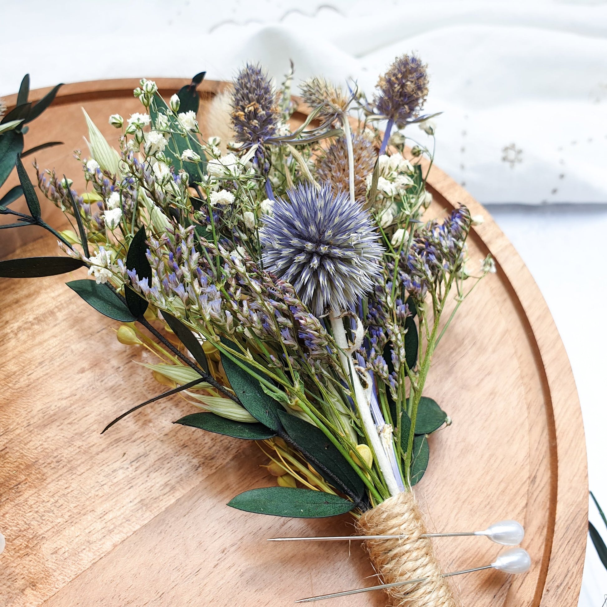 "Serenity Meadow" Buttonhole - Lytton Rose Botanical