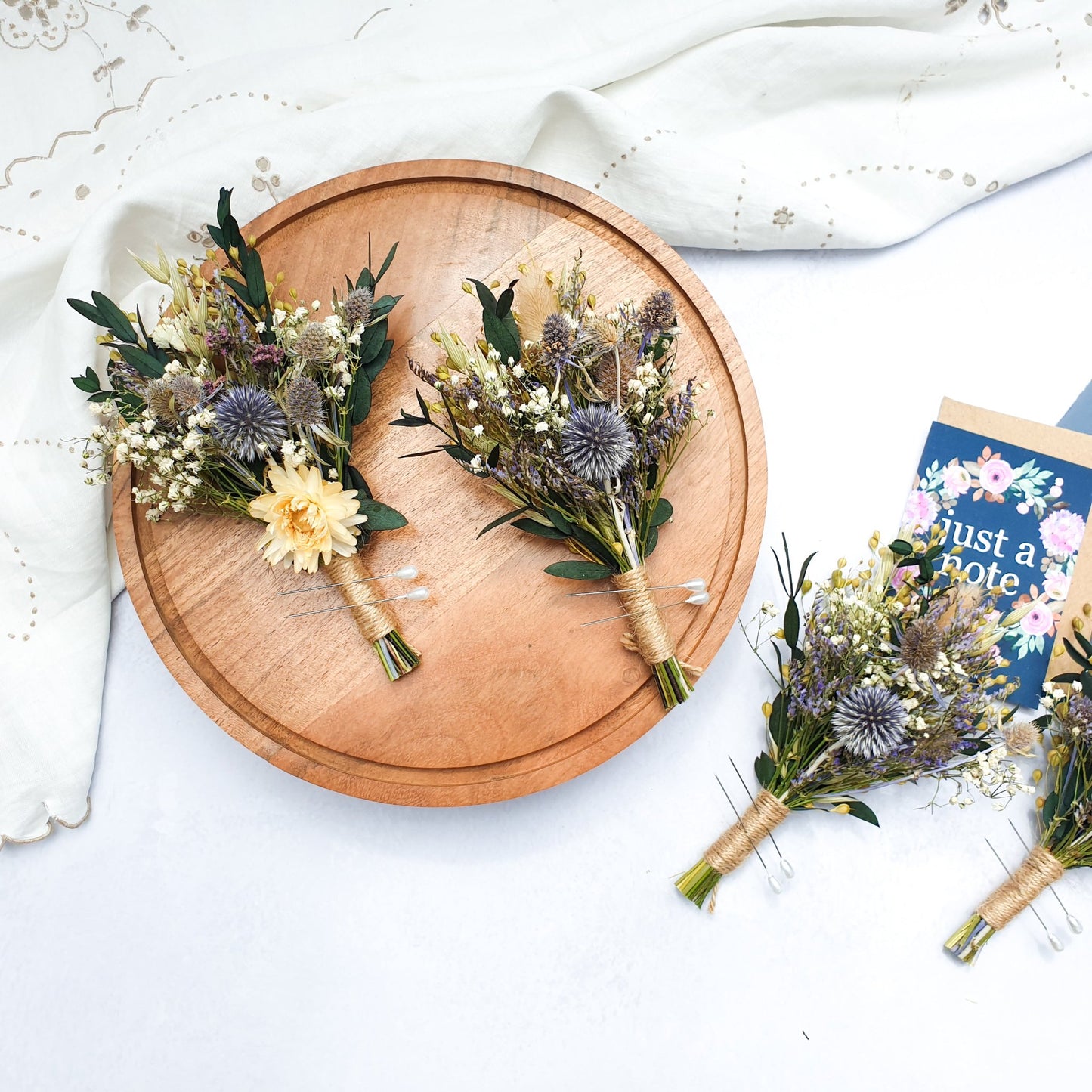 "Serenity Meadow" Buttonhole - Lytton Rose Botanical