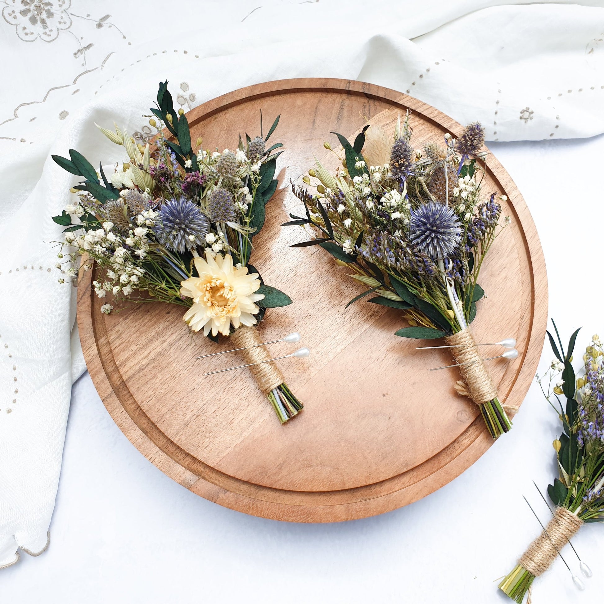 "Serenity Meadow" Buttonhole - Lytton Rose Botanical