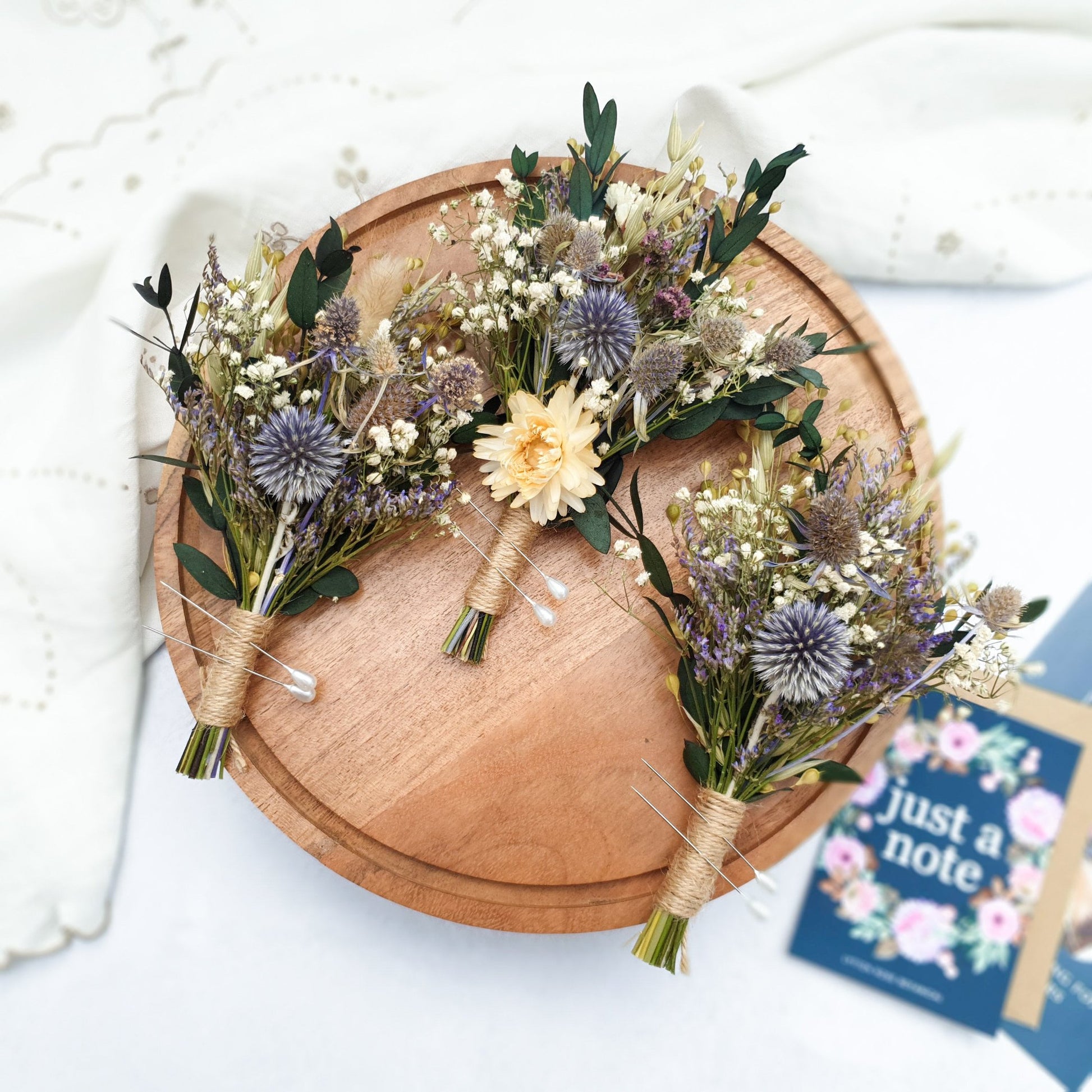 "Serenity Meadow" Buttonhole - Lytton Rose Botanical