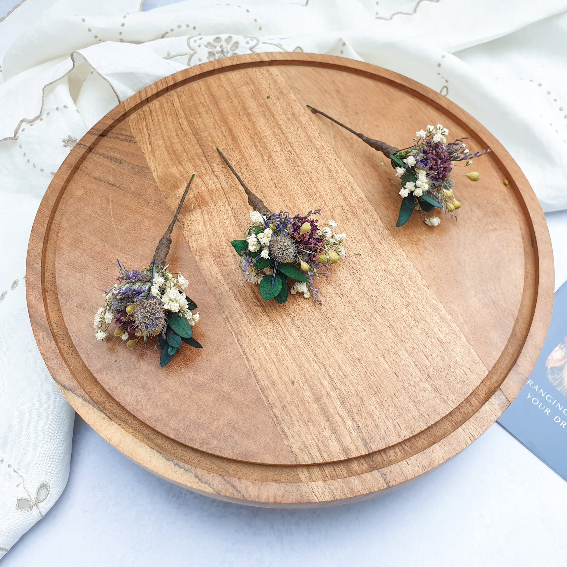 "Serenity Meadow" Hair Pins - Lytton Rose Botanical