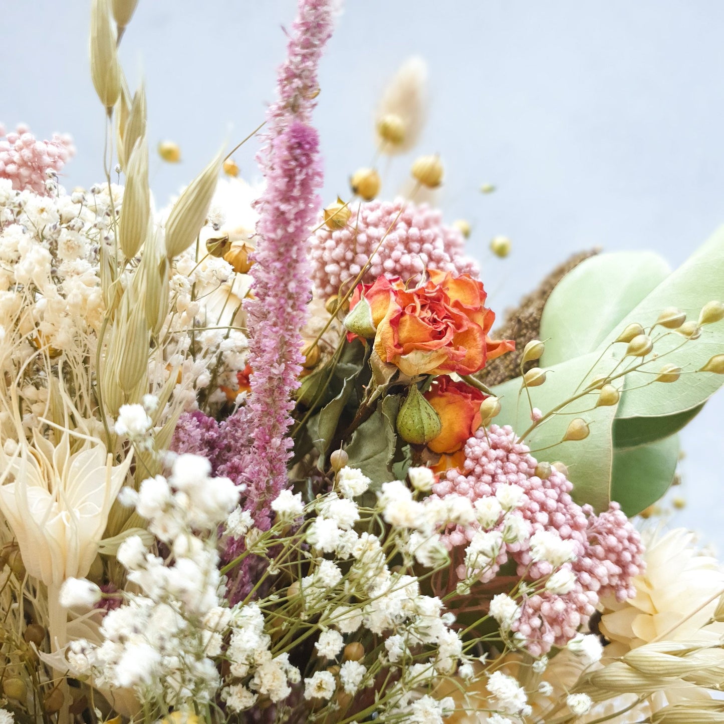 "Snowdonia Sunrise" Handtied Dried Flower Bouquet - Lytton Rose Botanical