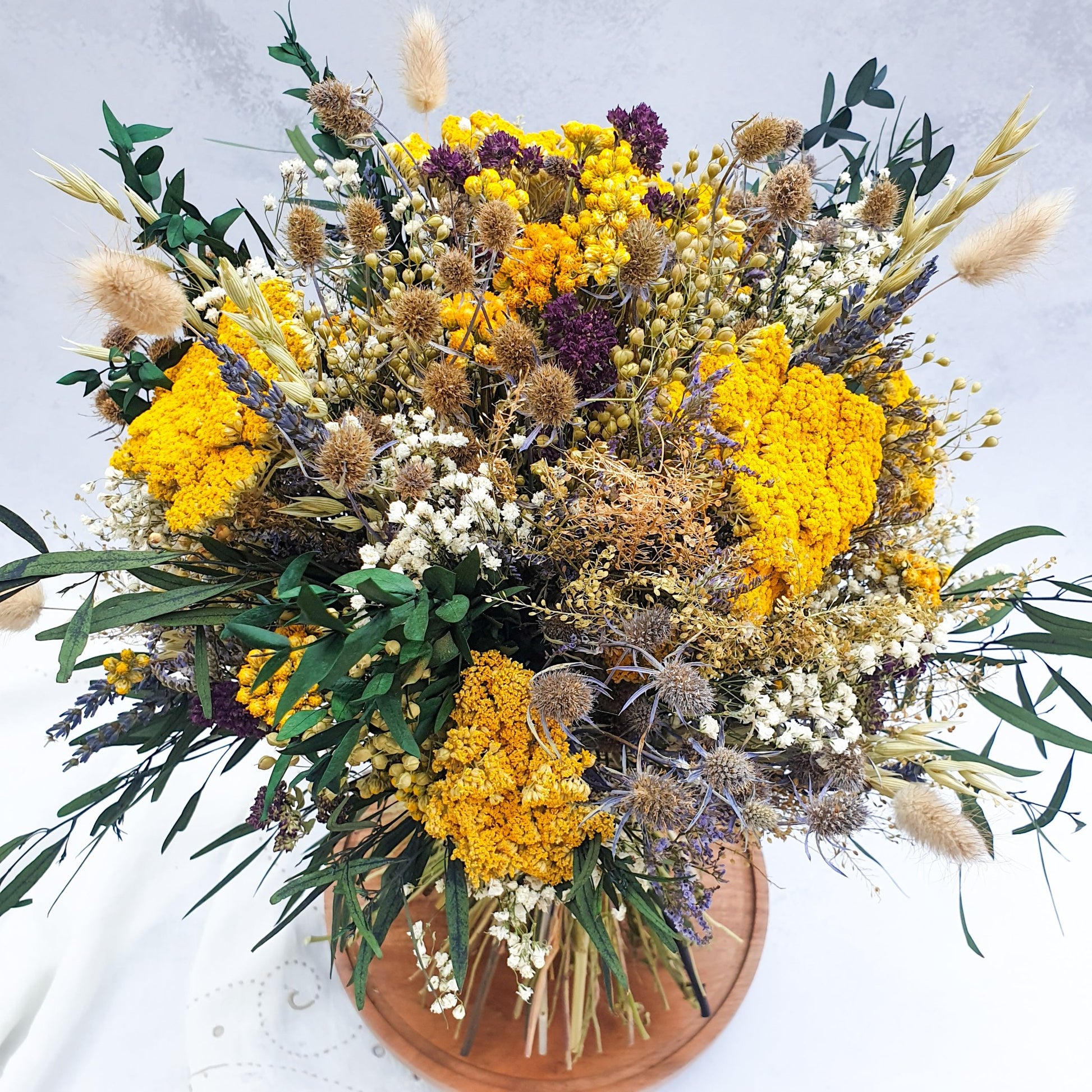 "Meadow Bliss" Dried Flower Bouquet - Lytton Rose Botanical