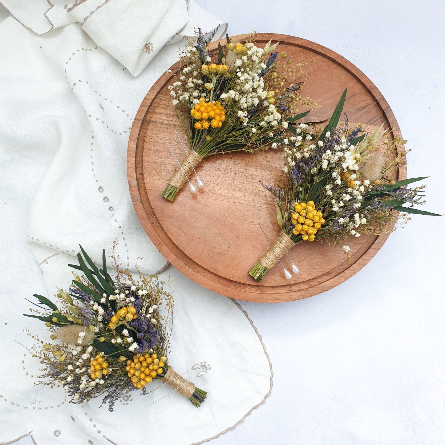 "Meadow Bliss" Buttonhole - Lytton Rose Botanical