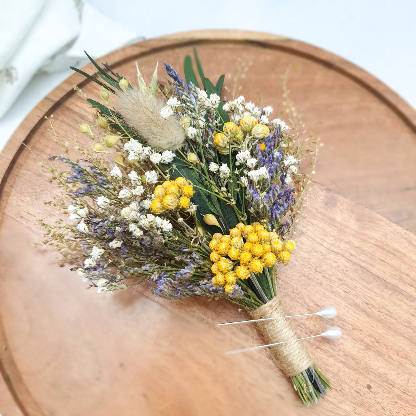 "Meadow Bliss" Buttonhole - Lytton Rose Botanical