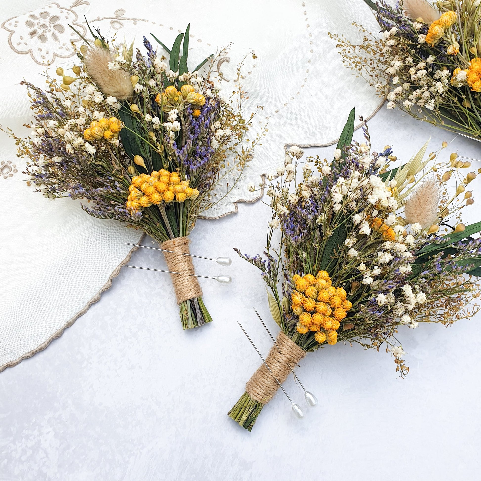 "Meadow Bliss" Buttonhole - Lytton Rose Botanical