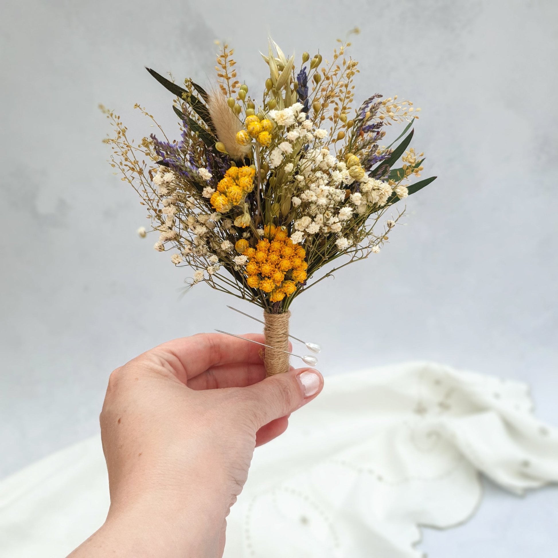 "Meadow Bliss" Buttonhole - Lytton Rose Botanical