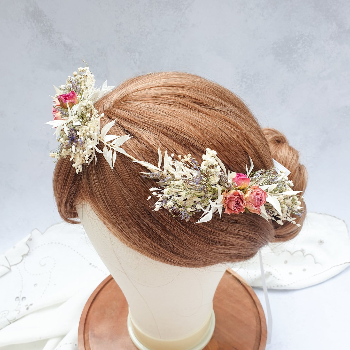 Roses and Daisy Flower Crown- Cottage Garden Collection - Lytton Rose Botanical