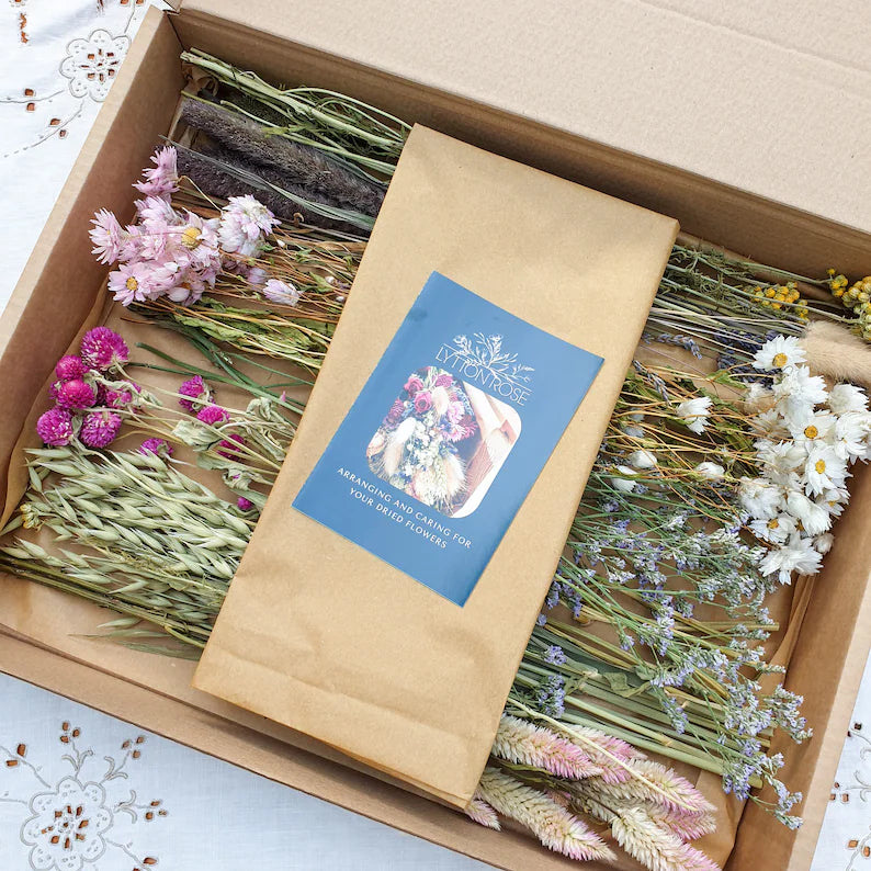 Dried Flower Mixed Box- Wildflower Fields - Lytton Rose Botanical