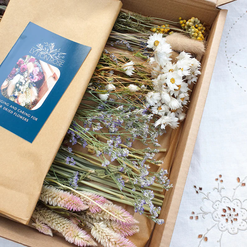 Dried Flower Mixed Box- Wildflower Fields - Lytton Rose Botanical