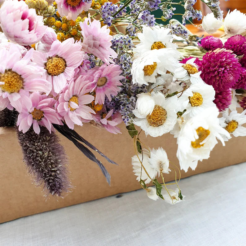 Dried Flower Mixed Box- Wildflower Fields - Lytton Rose Botanical