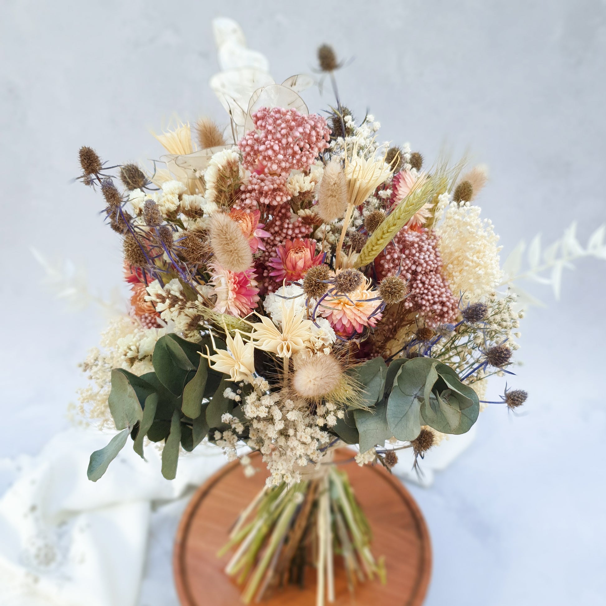 "Moonlight Meadows" Dried Flower Bouquet - Lytton Rose Botanical