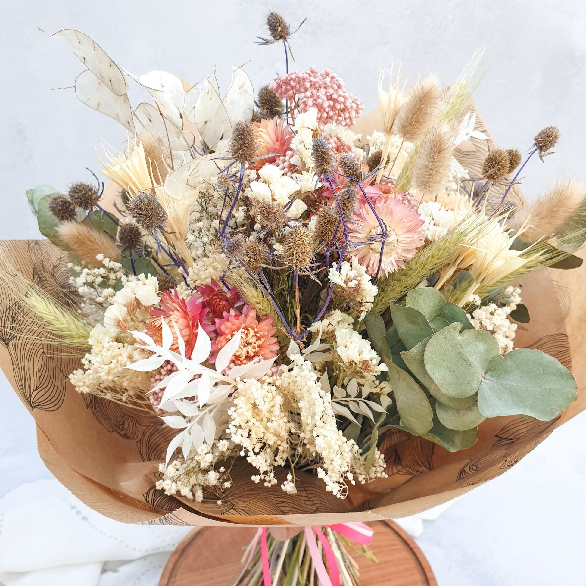 "Moonlight Meadows" Dried Flower Bouquet - Lytton Rose Botanical