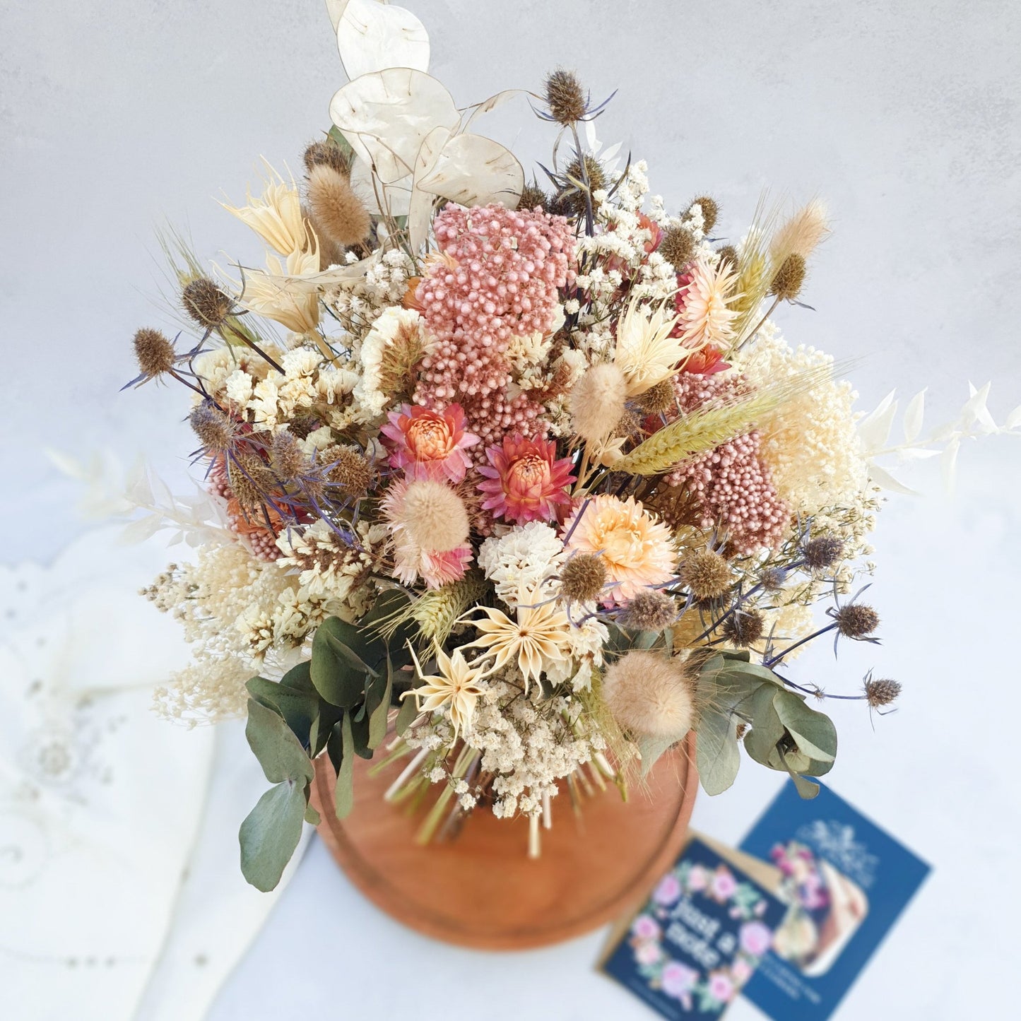 "Moonlight Meadows" Dried Flower Bouquet - Lytton Rose Botanical