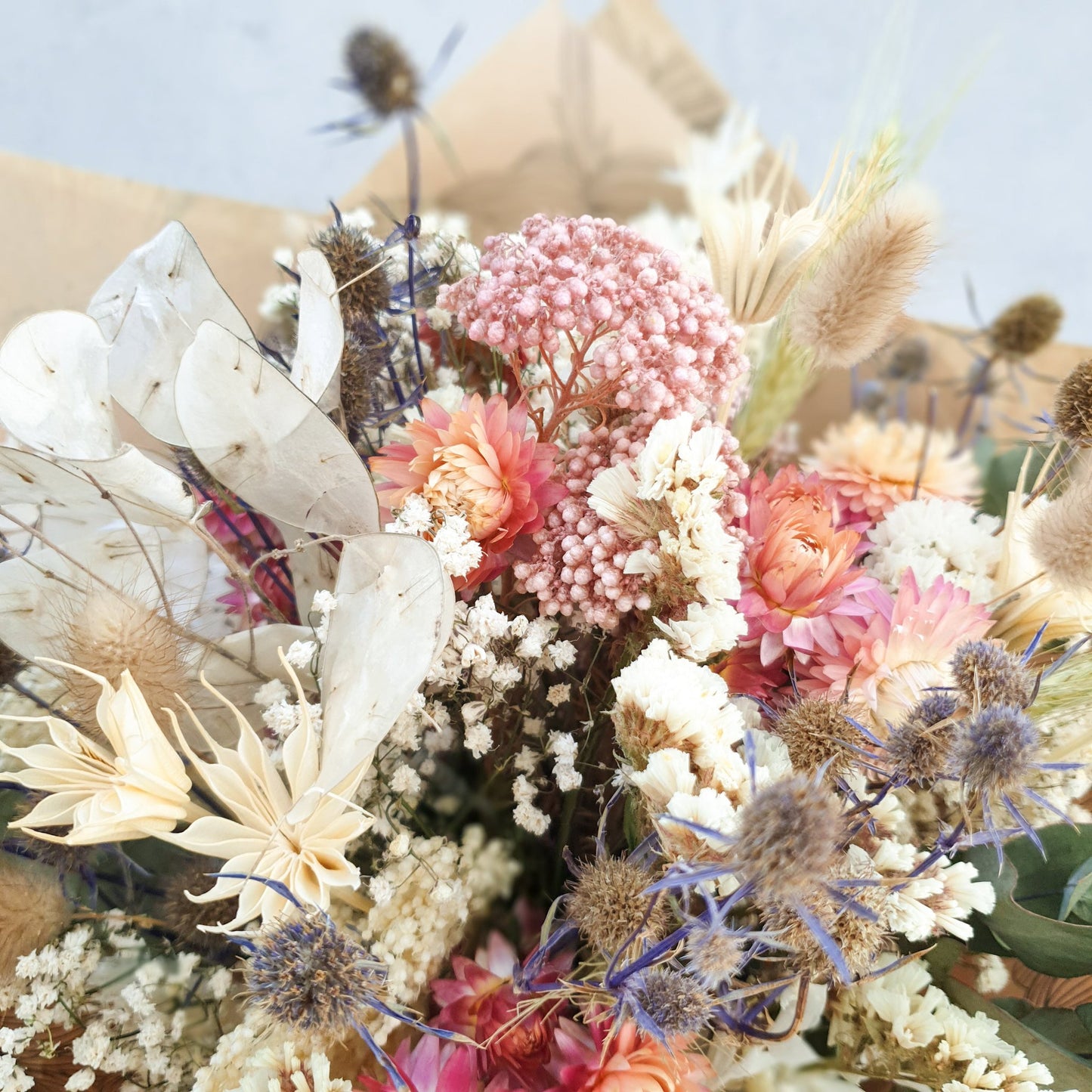 "Moonlight Meadows" Dried Flower Bouquet - Lytton Rose Botanical